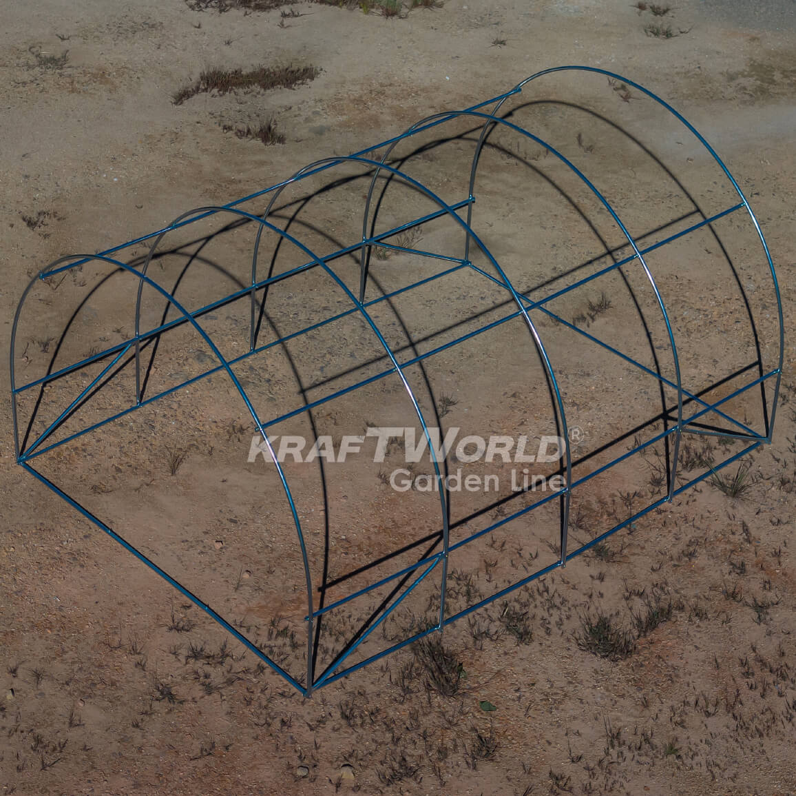 Тунелна Оранжерия KraftWorld Garden Line 4×3×2м – Парник с поцинкована стомана, UV4 армирано покритие и 8 прозореца и 2 врати ДВОР И ГРАДИНА Тунелна Оранжерия KraftWorld Garden Line 4×3×2м – Парник с поцинкована стомана, UV4 армирано покритие и 8 прозореца и 2 врати