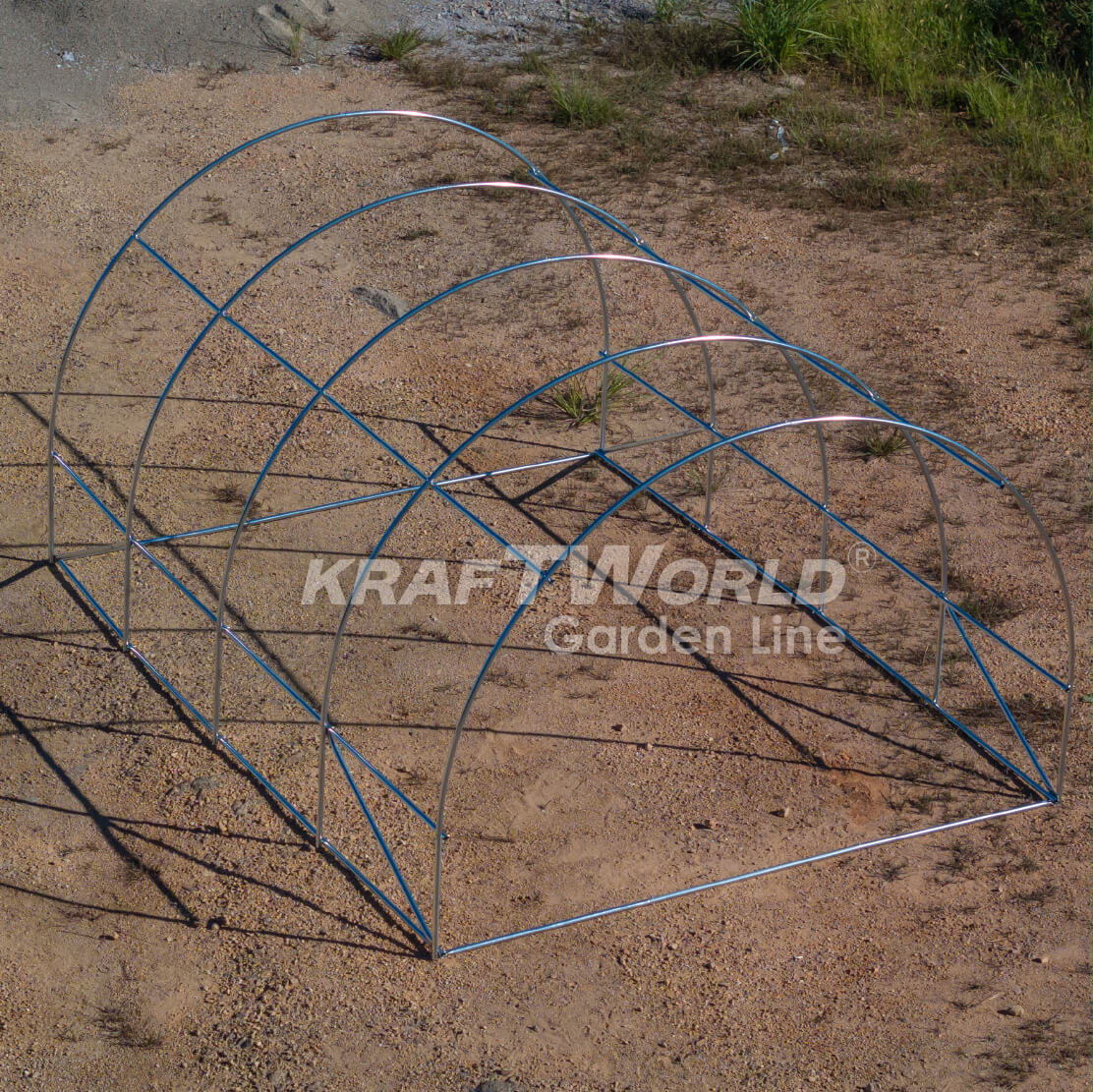 Тунелна Оранжерия KraftWorld Garden Line 4×3×2м – Парник с поцинкована стомана, UV4 армирано покритие и 8 прозореца и 2 врати ДВОР И ГРАДИНА Тунелна Оранжерия KraftWorld Garden Line 4×3×2м – Парник с поцинкована стомана, UV4 армирано покритие и 8 прозореца и 2 врати