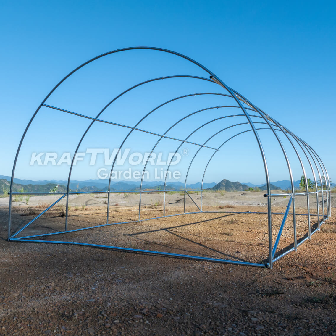 Резервно покривало за оранжерия 6×3×2 м – KraftWorld Garden Line, UV4 армирано покритие и 12 прозореца и 2 врати ДВОР И ГРАДИНА Резервно покривало за оранжерия 6×3×2 м – KraftWorld Garden Line, UV4 армирано покритие и 12 прозореца и 2 врати