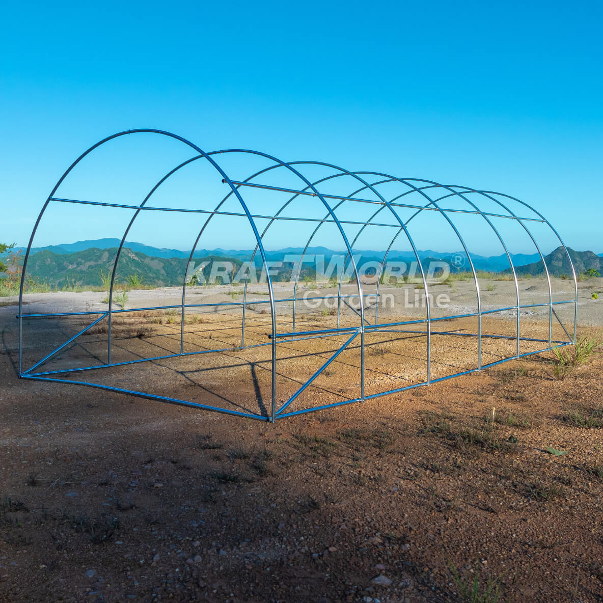 Резервно покривало за оранжерия 6×3×2 м – KraftWorld Garden Line, UV4 армирано покритие и 12 прозореца и 2 врати ДВОР И ГРАДИНА Резервно покривало за оранжерия 6×3×2 м – KraftWorld Garden Line, UV4 армирано покритие и 12 прозореца и 2 врати