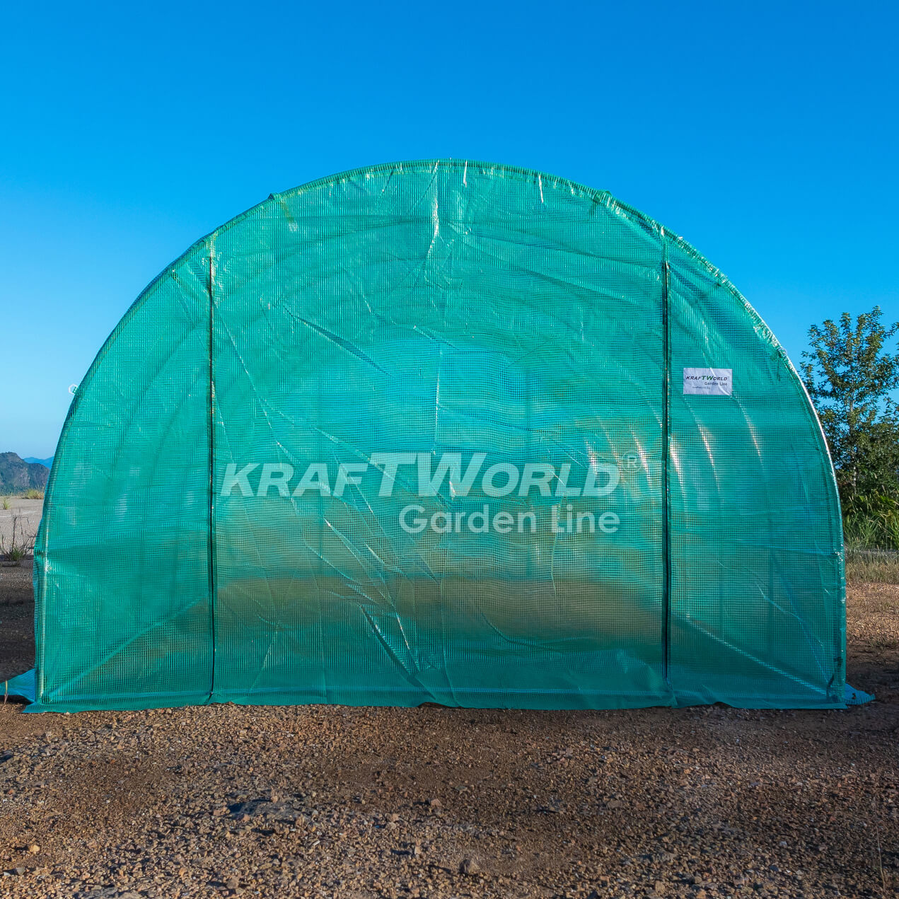 Резервно покривало за оранжерия 6×3×2 м – KraftWorld Garden Line, UV4 армирано покритие и 12 прозореца и 2 врати ДВОР И ГРАДИНА Резервно покривало за оранжерия 6×3×2 м – KraftWorld Garden Line, UV4 армирано покритие и 12 прозореца и 2 врати