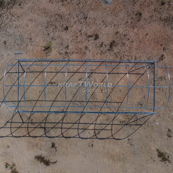 Резервно покривало за оранжерия 8×3×2 м – KraftWorld Garden Line, UV4 армирано покритие и 16 прозореца и 2 врати ДВОР И ГРАДИНА Резервно покривало за оранжерия 8×3×2 м – KraftWorld Garden Line, UV4 армирано покритие и 16 прозореца и 2 врати