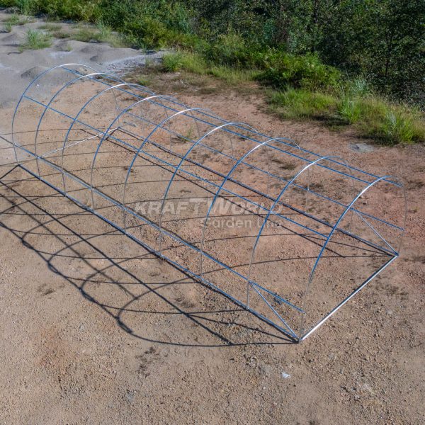 Резервно покривало за оранжерия 8×3×2 м – KraftWorld Garden Line, UV4 армирано покритие и 16 прозореца и 2 врати ДВОР И ГРАДИНА Резервно покривало за оранжерия 8×3×2 м – KraftWorld Garden Line, UV4 армирано покритие и 16 прозореца и 2 врати