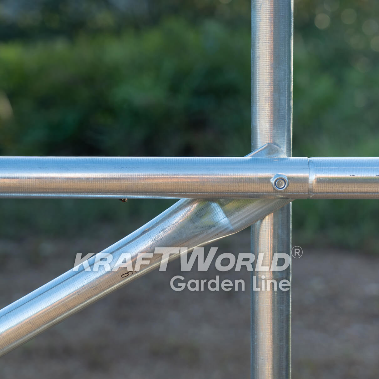 Тунелна Оранжерия KraftWorld Garden Line 4×3×2м – Парник с поцинкована стомана, UV4 армирано покритие и 8 прозореца и 2 врати ДВОР И ГРАДИНА Тунелна Оранжерия KraftWorld Garden Line 4×3×2м – Парник с поцинкована стомана, UV4 армирано покритие и 8 прозореца и 2 врати