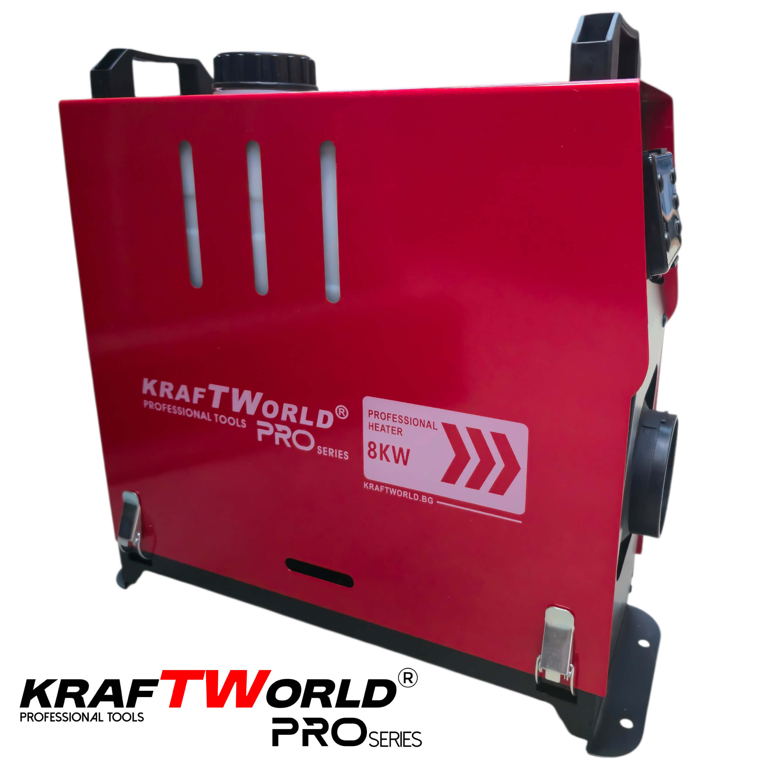 Преносима Суха Дизелова Печка KraftWorld PRO 8kW – за кемпери, бусове и гаражи 12V / 24V / 220V АВТО Преносима Суха Дизелова Печка KraftWorld PRO 8kW – за кемпери, бусове и гаражи 12V / 24V / 220V