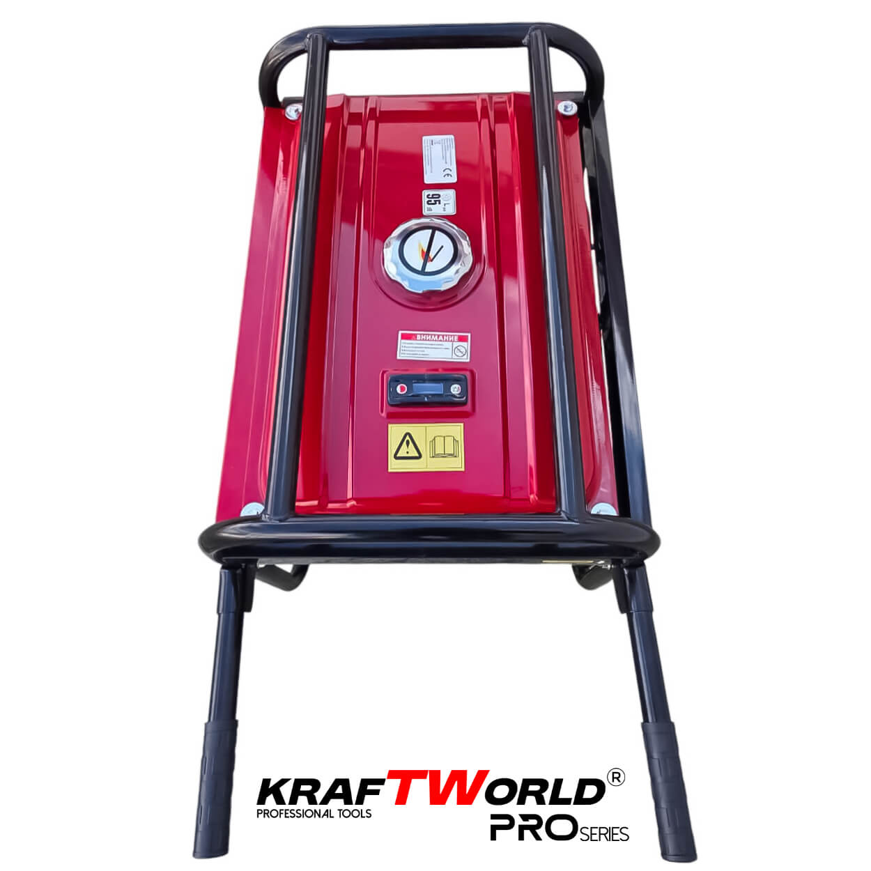 Бензинов Четиритактов генератор KraftWorld 4.5 kW с колела и дръжки ГЕНЕРАТОРИ Бензинов Четиритактов генератор KraftWorld 4.5 kW с колела и дръжки