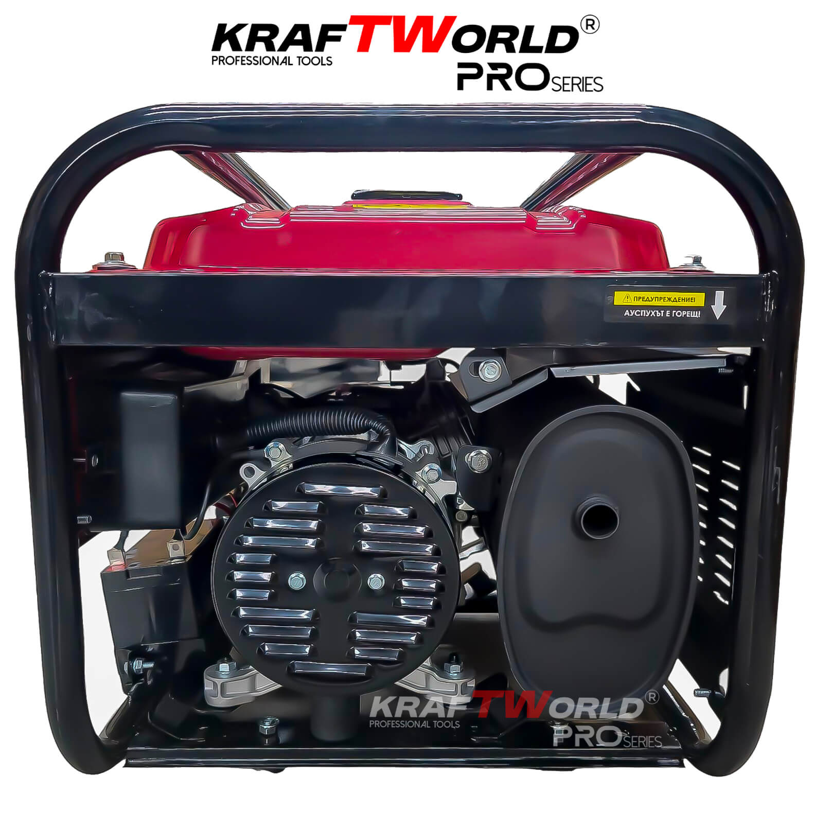 Четиритактов Бензинов генератор 4.5 kW с дистанционно запалване KraftWorld PRO Агрегат за ток с електрически старт и акумулатор ГЕНЕРАТОРИ Четиритактов Бензинов генератор 4.5 kW с дистанционно запалване KraftWorld PRO Агрегат за ток с електрически старт и акумулатор