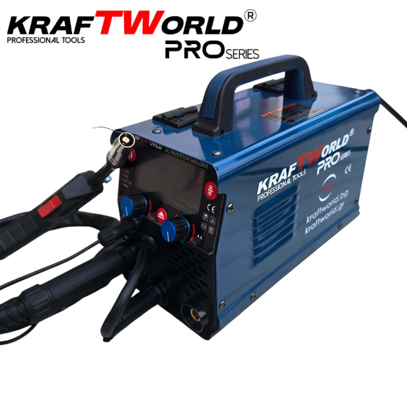 Добави в Любими KraftWorld Инверторен Телоподаващ Електрожен 3в1 MIG/MAG/TIG 250A с газ и без газ ЕЛЕКТРОЖЕНИ Добави в Любими KraftWorld Инверторен Телоподаващ Електрожен 3в1 MIG/MAG/TIG 250A с газ и без газ