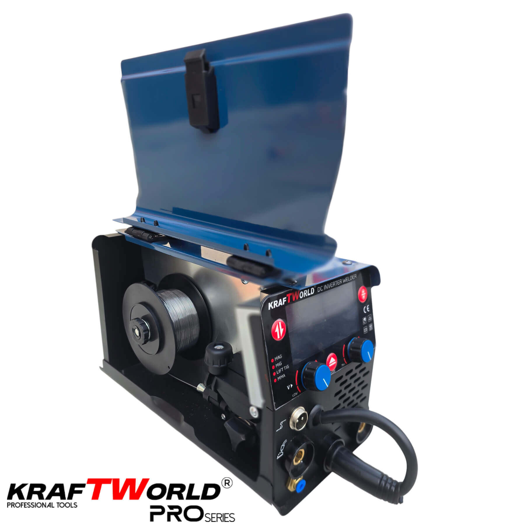 Добави в Любими KraftWorld Инверторен Телоподаващ Електрожен 3в1 MIG/MAG/TIG 250A с газ и без газ ЕЛЕКТРОЖЕНИ Добави в Любими KraftWorld Инверторен Телоподаващ Електрожен 3в1 MIG/MAG/TIG 250A с газ и без газ