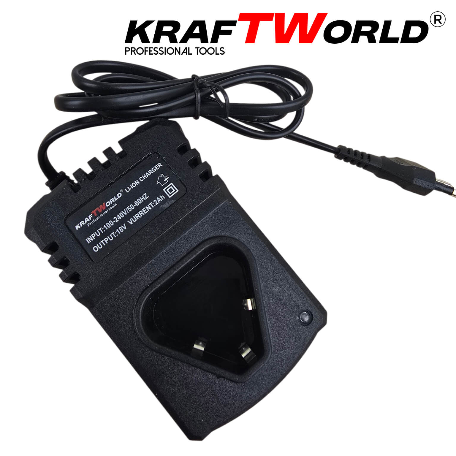 Комплект Винтоверт и Ъглошлайф 76мм KraftWorld 18V 2Ah АКУМУЛАТОРНИ ИНСТРУМЕНТИ Комплект Винтоверт и Ъглошлайф 76мм KraftWorld 18V 2Ah