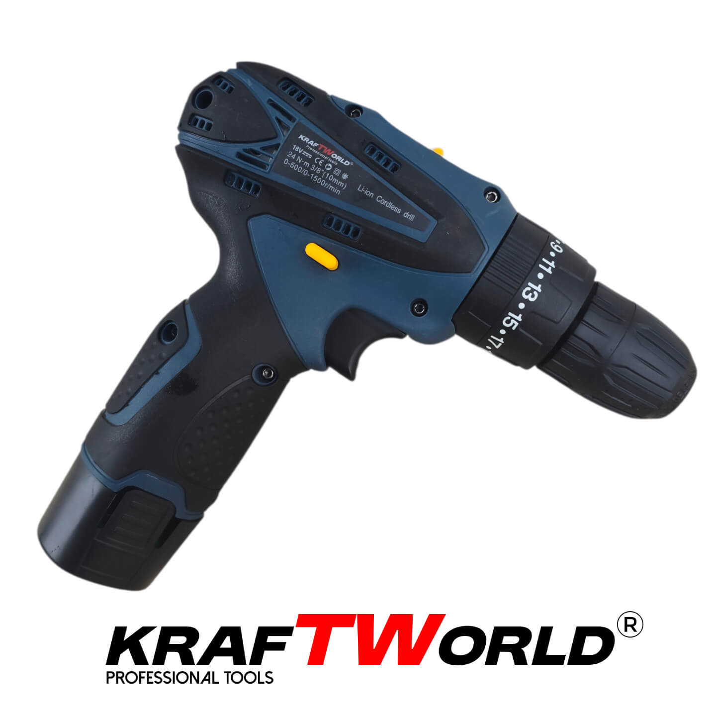 Комплект Винтоверт и Ъглошлайф 76мм KraftWorld 18V 2Ah АКУМУЛАТОРНИ ИНСТРУМЕНТИ Комплект Винтоверт и Ъглошлайф 76мм KraftWorld 18V 2Ah