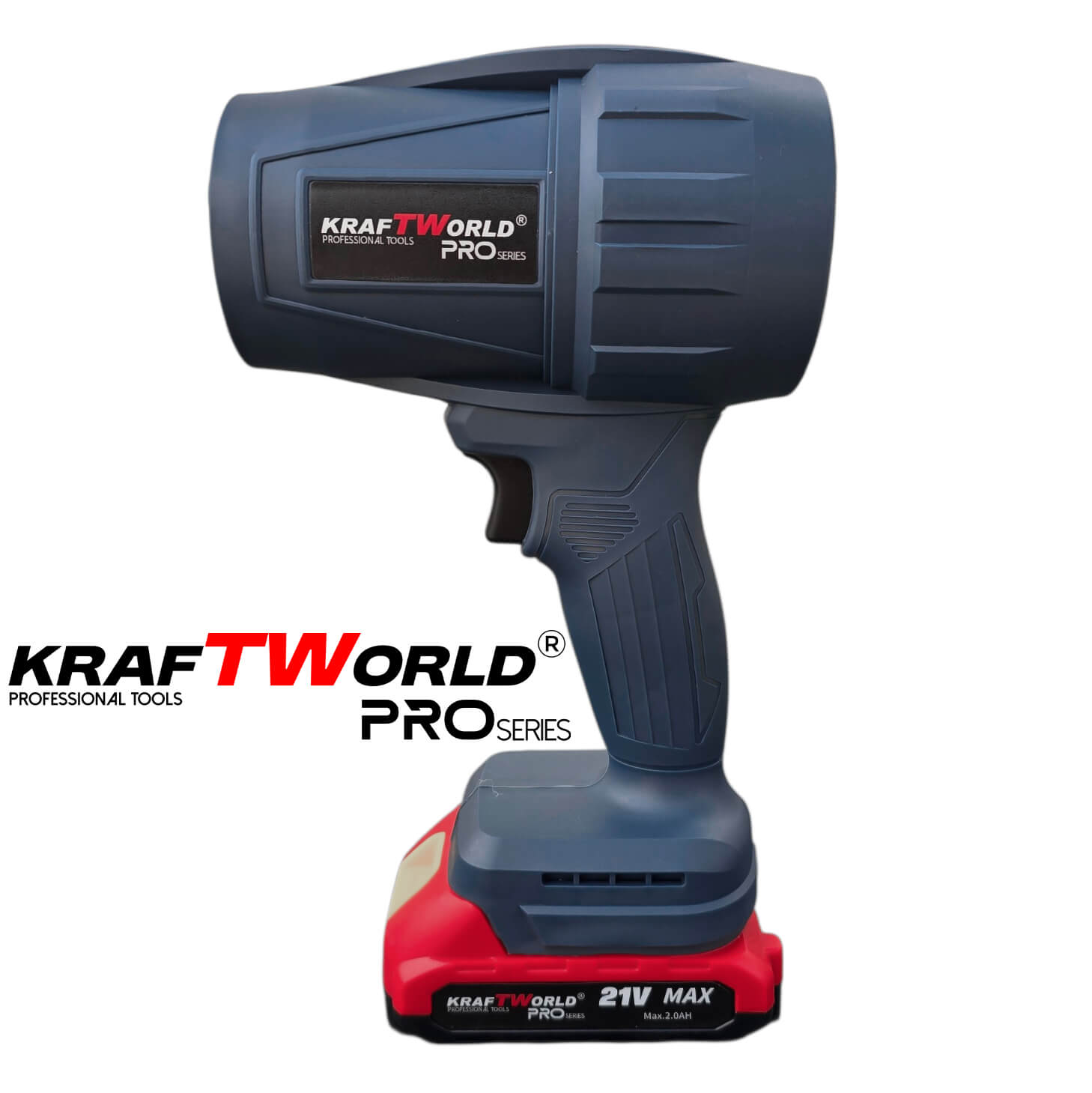 Акумулаторна Турбо Духалка KraftWorld PRO 21V с 3 Приставки и Батерия АКУМУЛАТОРНИ ИНСТРУМЕНТИ Акумулаторна Турбо Духалка KraftWorld PRO 21V с 3 Приставки и Батерия