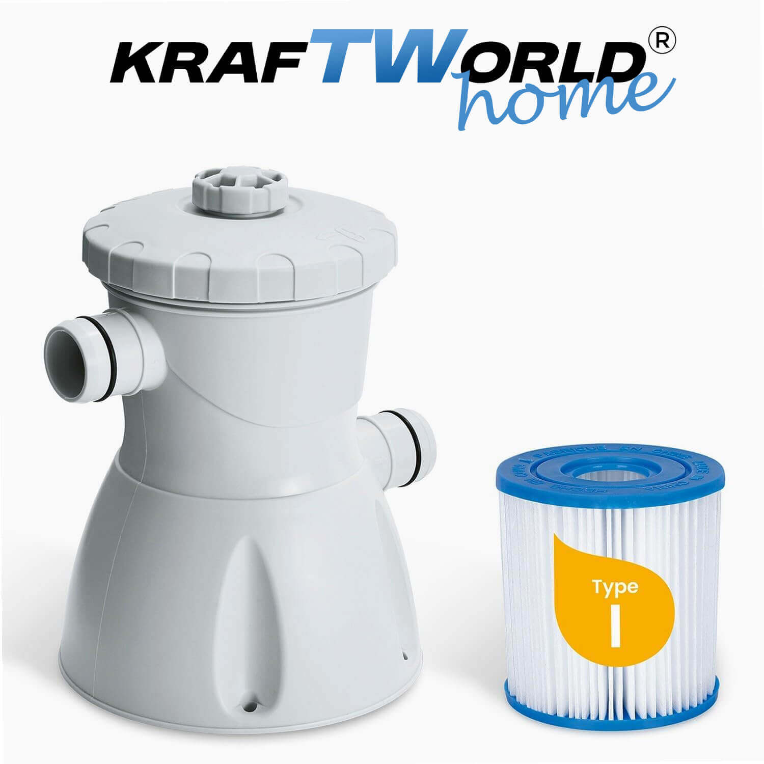 Кръгъл басейн KraftWorld SteelMax 305 см с филтърна помпа БАСЕЙНИ Кръгъл басейн KraftWorld SteelMax 305 см с филтърна помпа