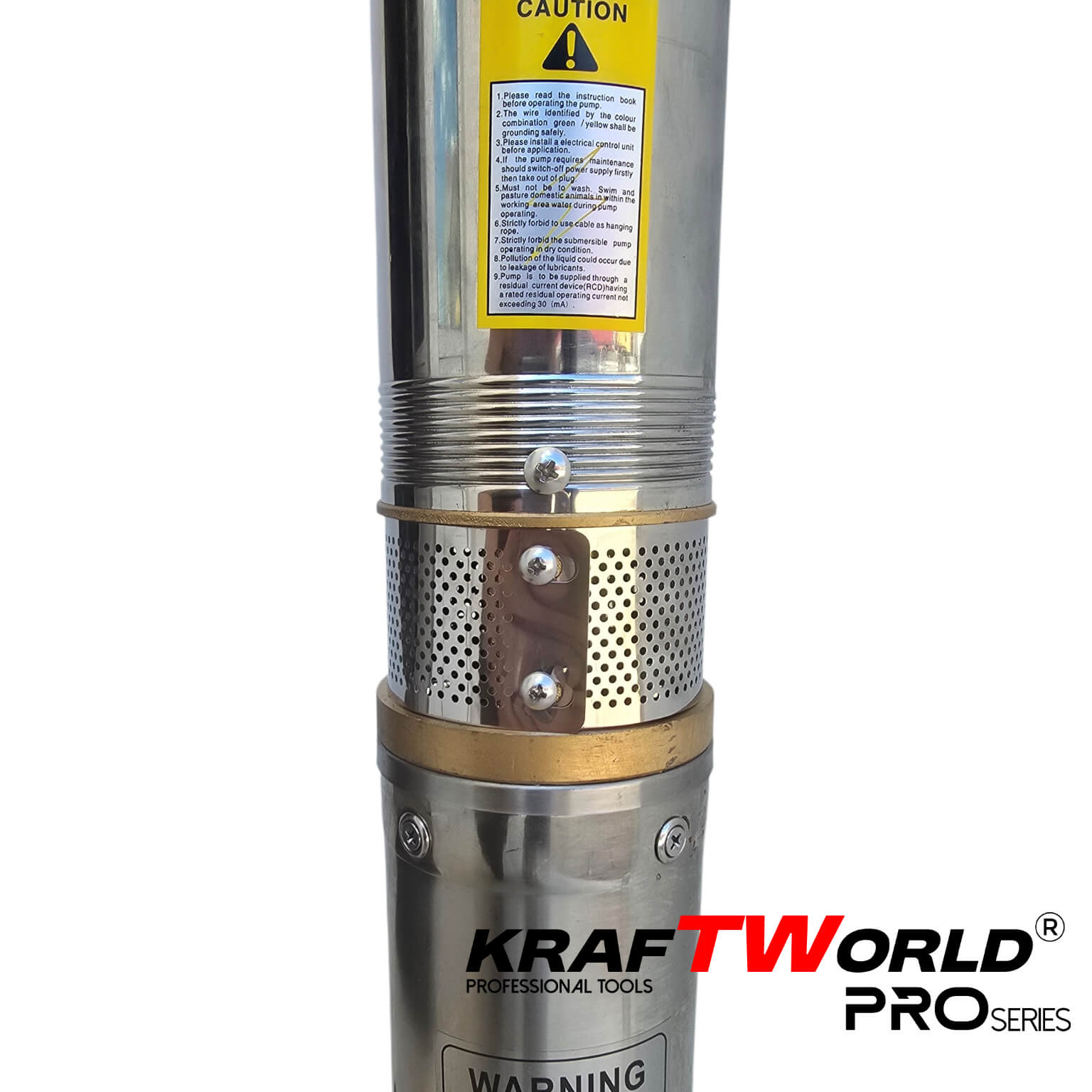 Сондажна Помпа KraftWorld PRO 1100W, 72м и 50L/min с Турбинна Система ДВОР И ГРАДИНА Сондажна Помпа KraftWorld PRO 1100W, 72м и 50L/min с Турбинна Система