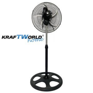 Вентилатор 3в1 KraftWorld Home 45 см – стоящ, настолен и стенен, 65W ЗА ДОМА Вентилатор 3в1 KraftWorld Home 45 см – стоящ, настолен и стенен, 65W